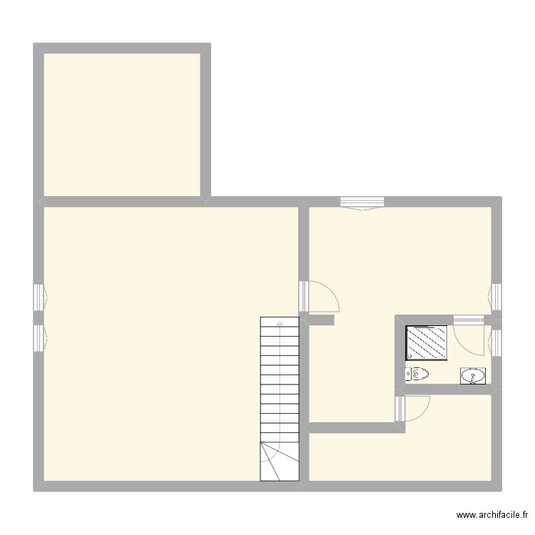 CASAL DO REI. Plan de 5 pièces et 94 m2