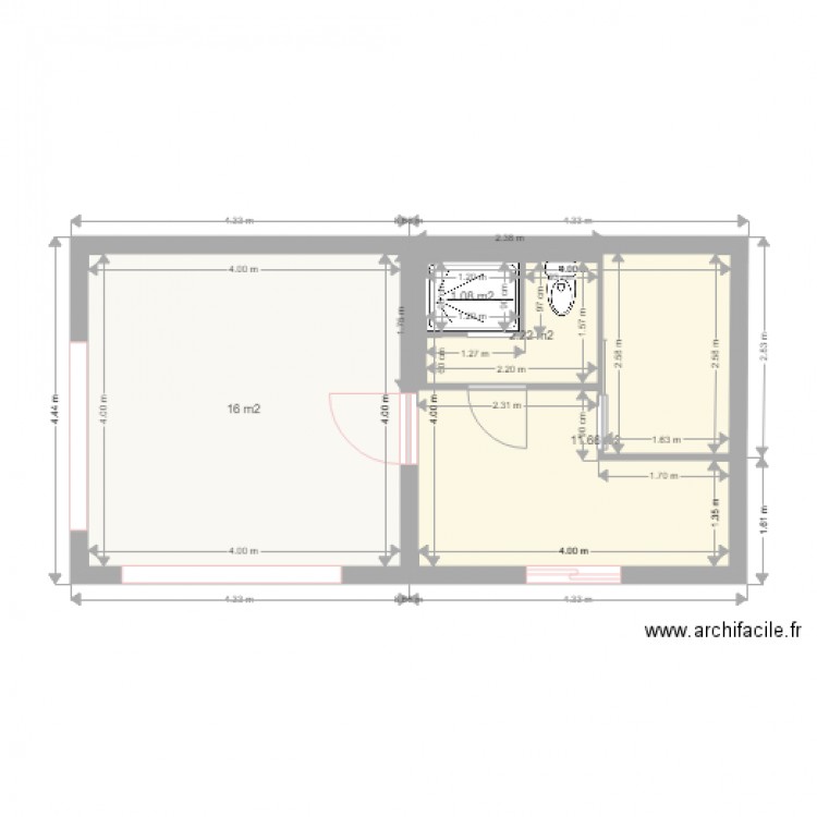 Semelle. Plan de 0 pièce et 0 m2