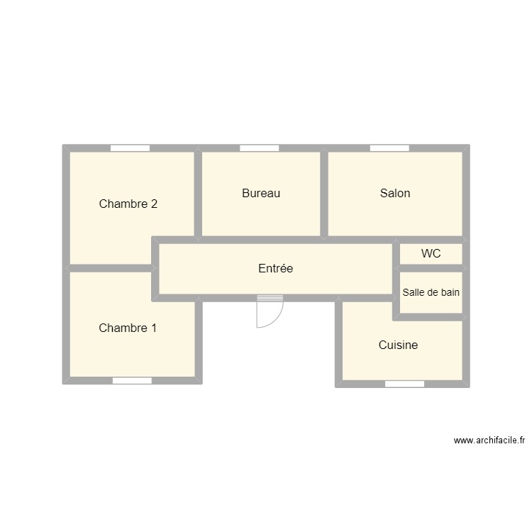 PLAN 2405 LES POMMIERS R+2. Plan de 8 pièces et 16 m2