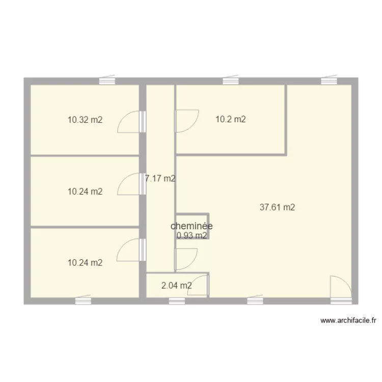Appartement Nadir. Plan de 