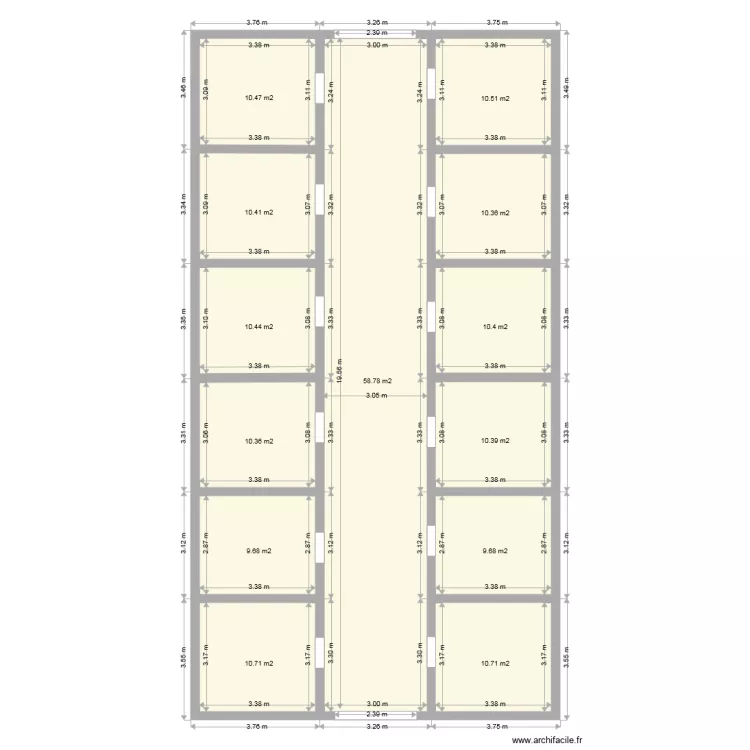 ECURIE CLUB HIPPIQUE EN SERVICE. Plan de 