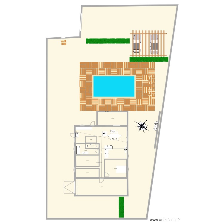 lecci ch 12. Plan de 10 pièces et 1073 m2