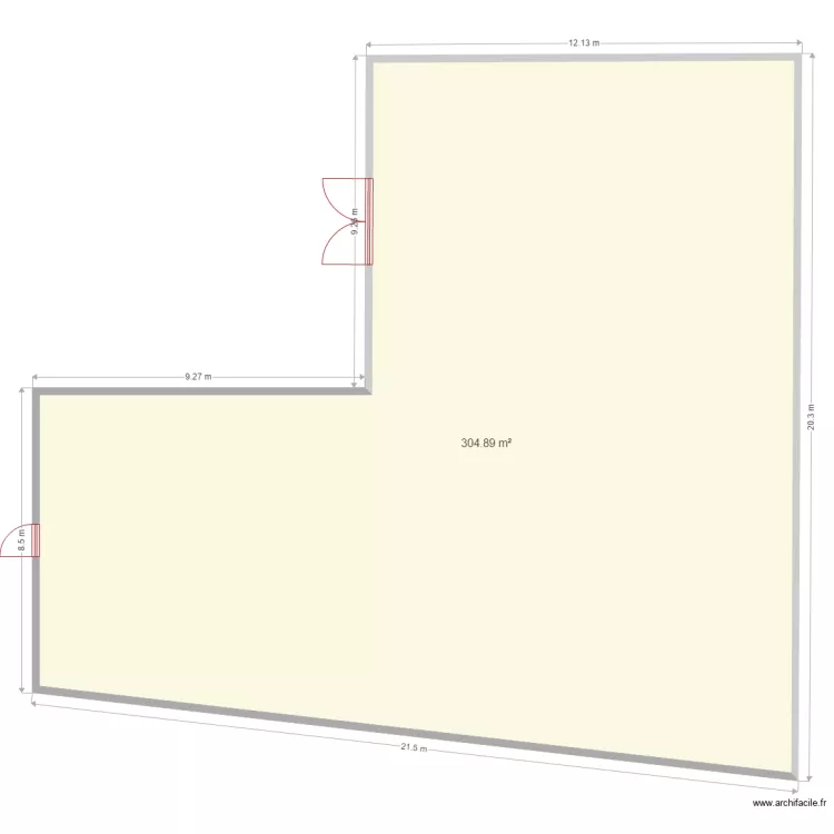 suprficie trapeze0411. Plan de 