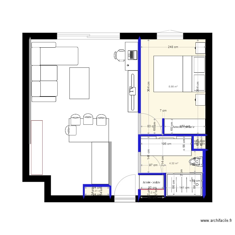 apartement 3. Plan de 0 pièce et 0 m2