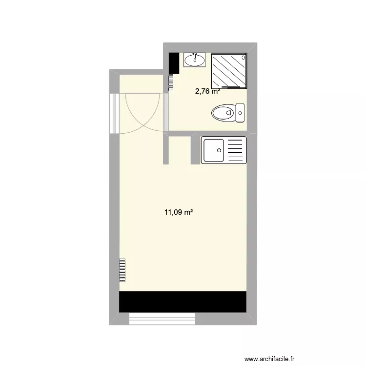 Loge Aspirant Dargent. Plan de 