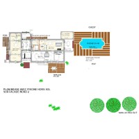 plan masse avec PISCINE HORS SOL FACADE NORD 2