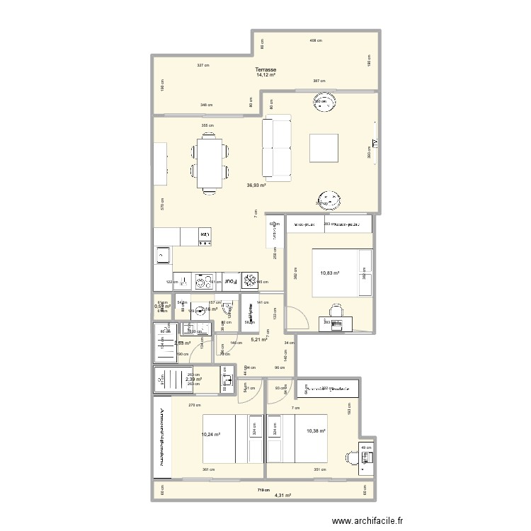 Pornichet T4 BaseV2. Plan de 0 pièce et 0 m2
