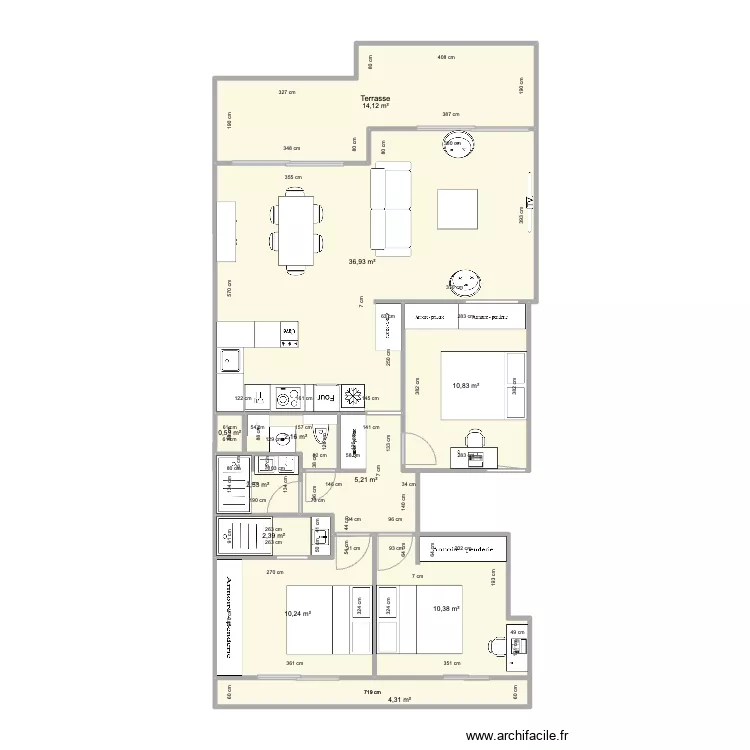 Pornichet T4 BaseV2. Plan de 