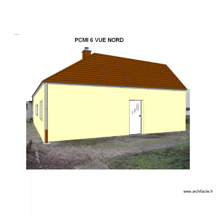 PCMI 6 VUE NORD. Plan de 