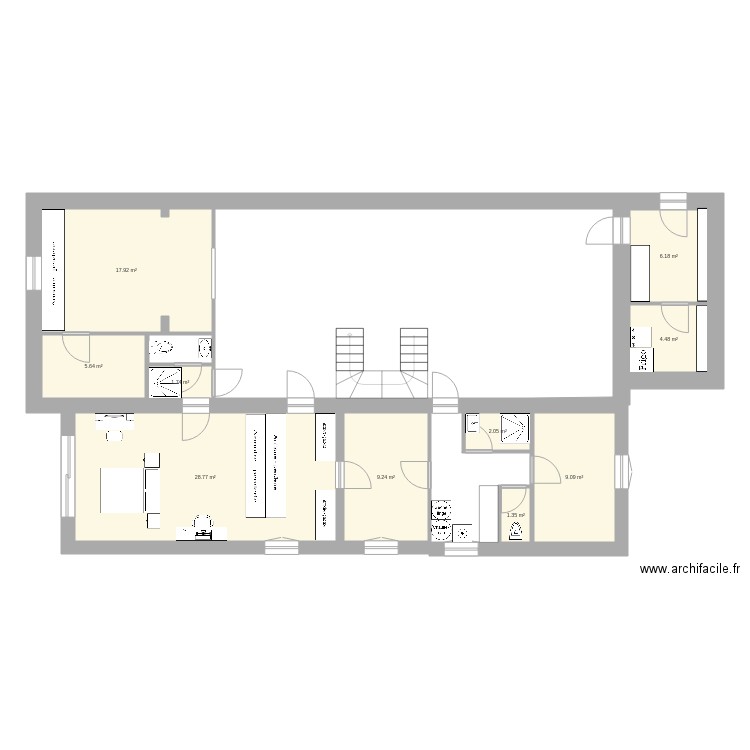 projet kermainguy cuisine. Plan de 0 pièce et 0 m2