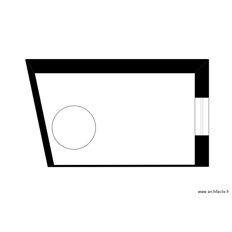 Coiff. Plan de 5 pièces et 78 m2