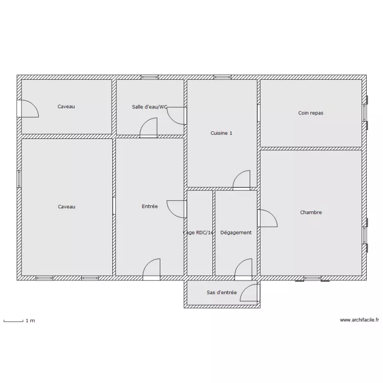 PATRELLE RDC. Plan de 