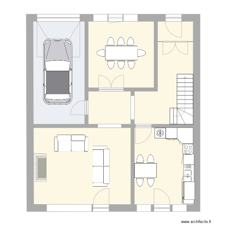 SAINTEMARIE. Plan de 0 pièce et 0 m2