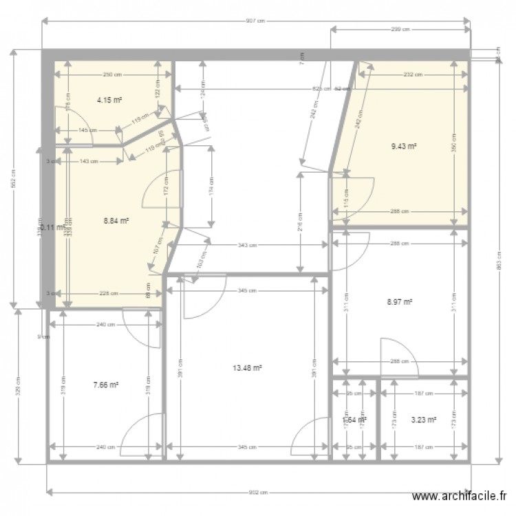 Poirier Karine. Plan de 0 pièce et 0 m2