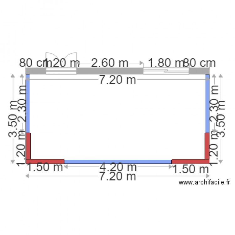 FAVROU. Plan de 0 pièce et 0 m2