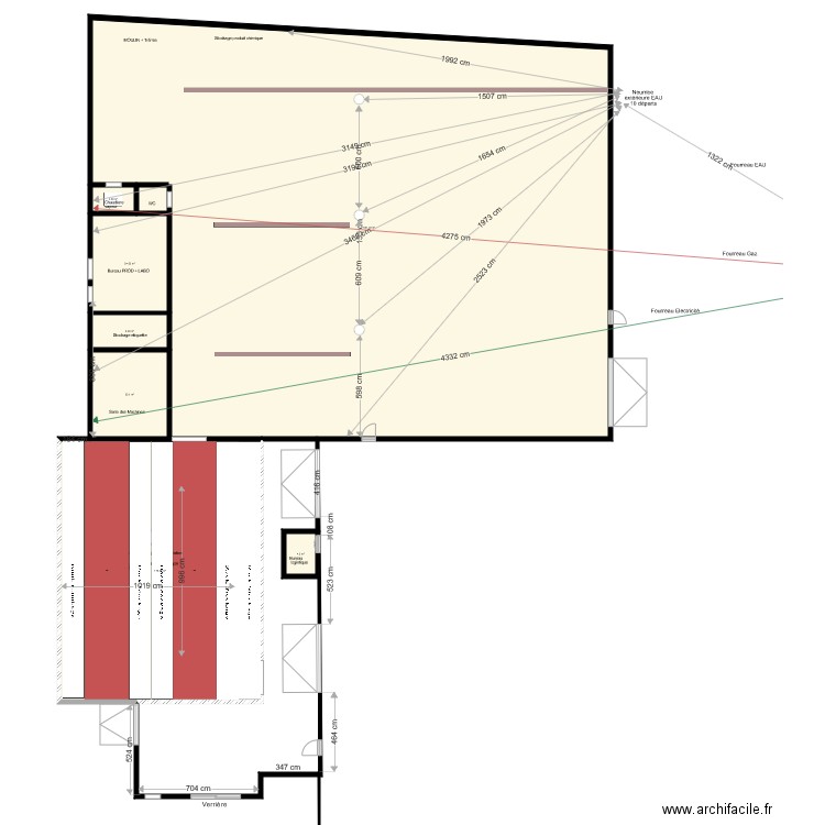 Kerboulard 3 eau froide. Plan de 0 pièce et 0 m2