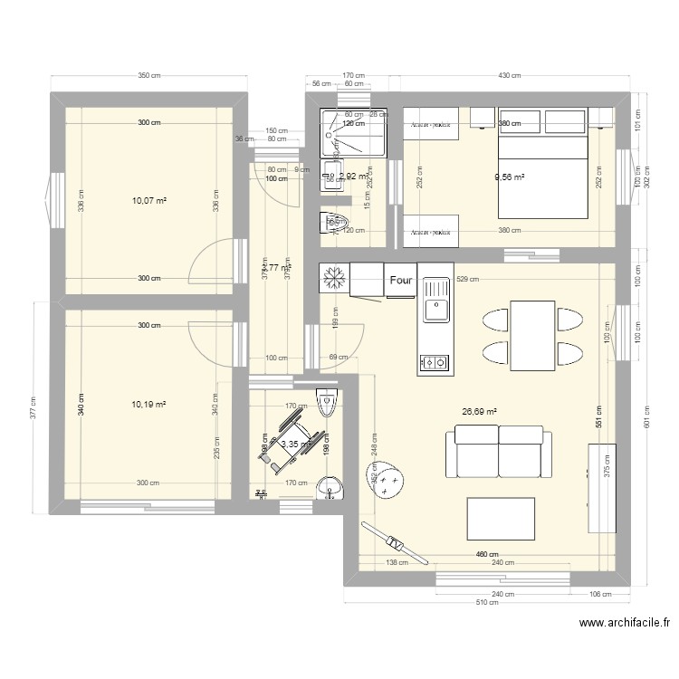 Plan 1. Plan de 0 pièce et 0 m2