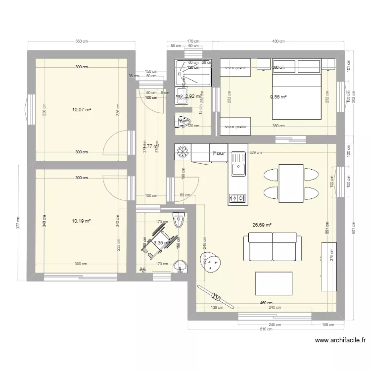 Plan 1. Plan de 