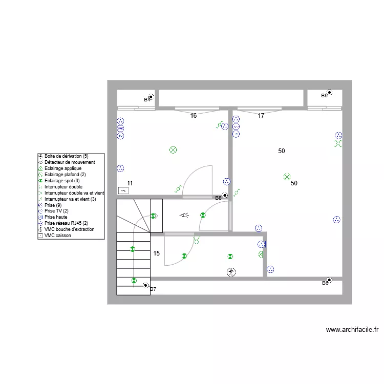 thibaut 1er Etage . Plan de 