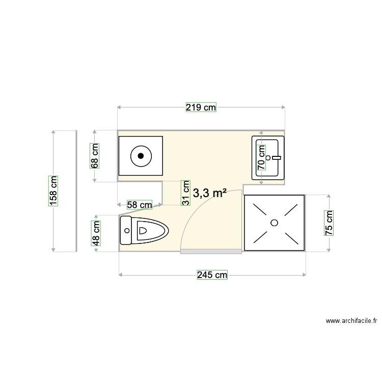 cypres 1de. Plan de 0 pièce et 0 m2