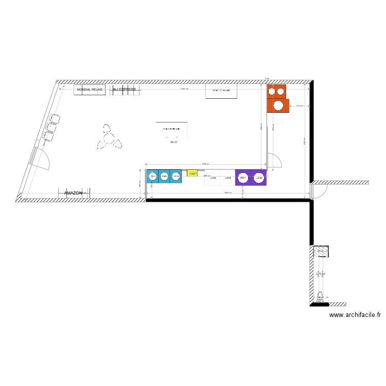 Local MALEMORT. Plan de 0 pièce et 0 m2