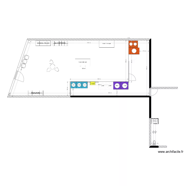 Local MALEMORT. Plan de 0 pièce et 0 m2
