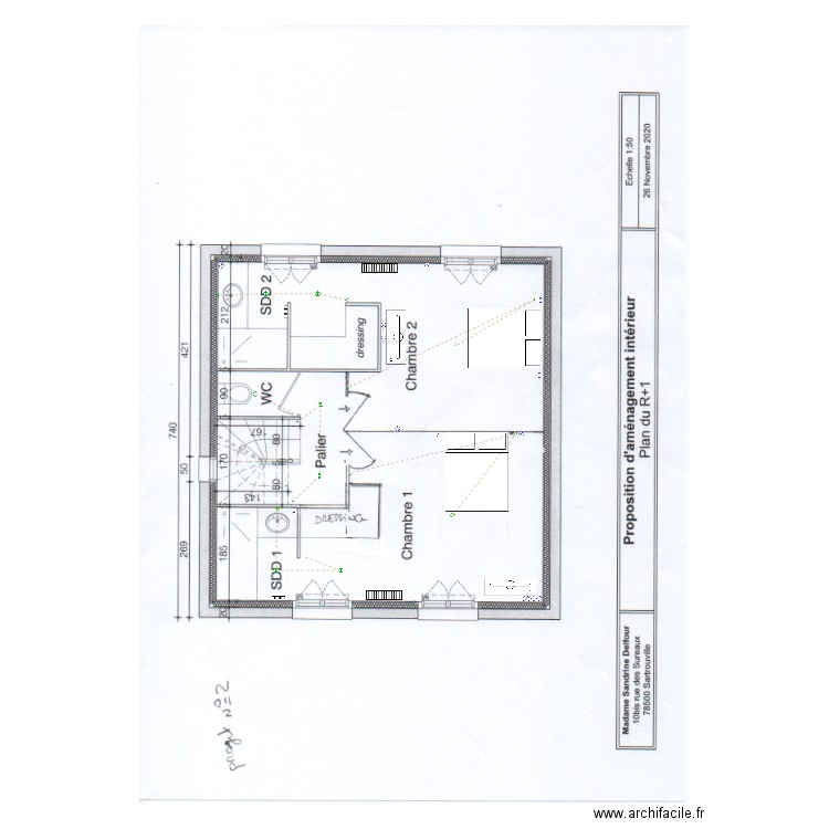 Sandrine Delfour Etafge 1. Plan de 0 pièce et 0 m2
