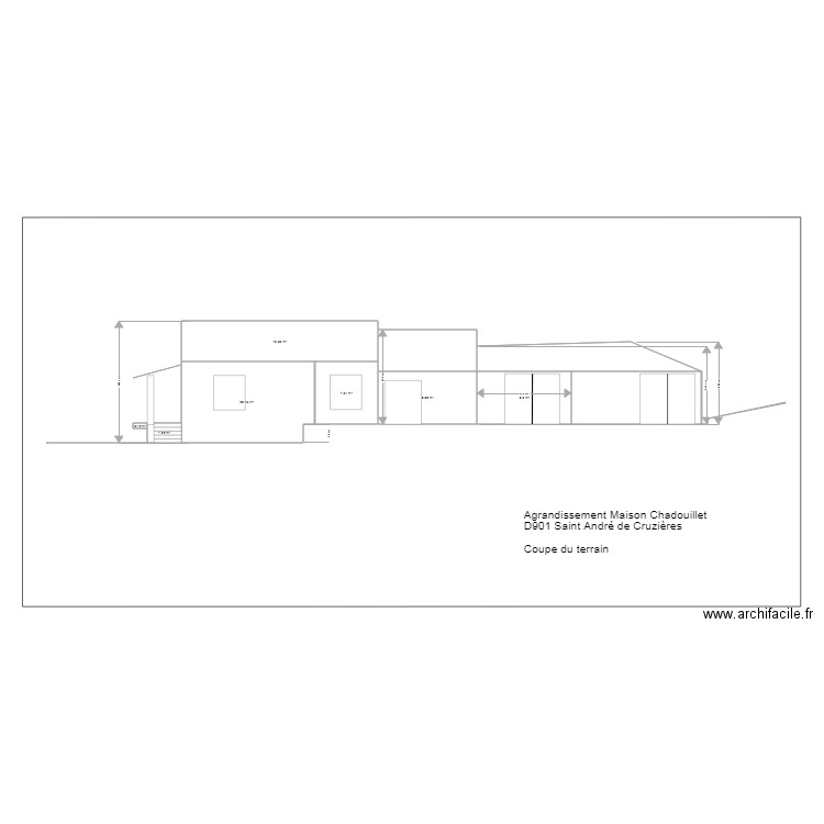 coupe terrain 180925. Plan de 0 pièce et 0 m2