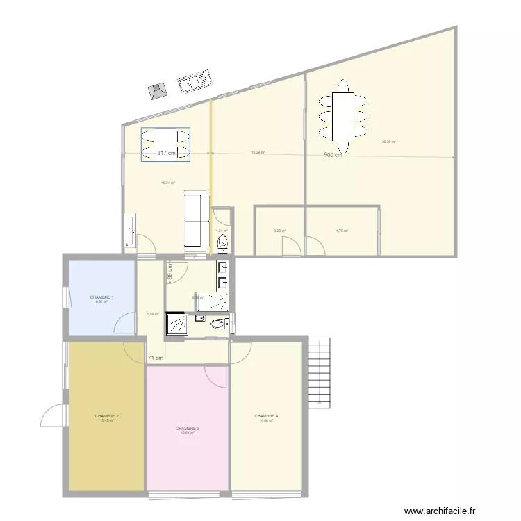 JULIEN 2EME PROJET. Plan de 0 pièce et 0 m2 JULIEN 2EME PROJET. Plan de 0 pièce et 0 m2