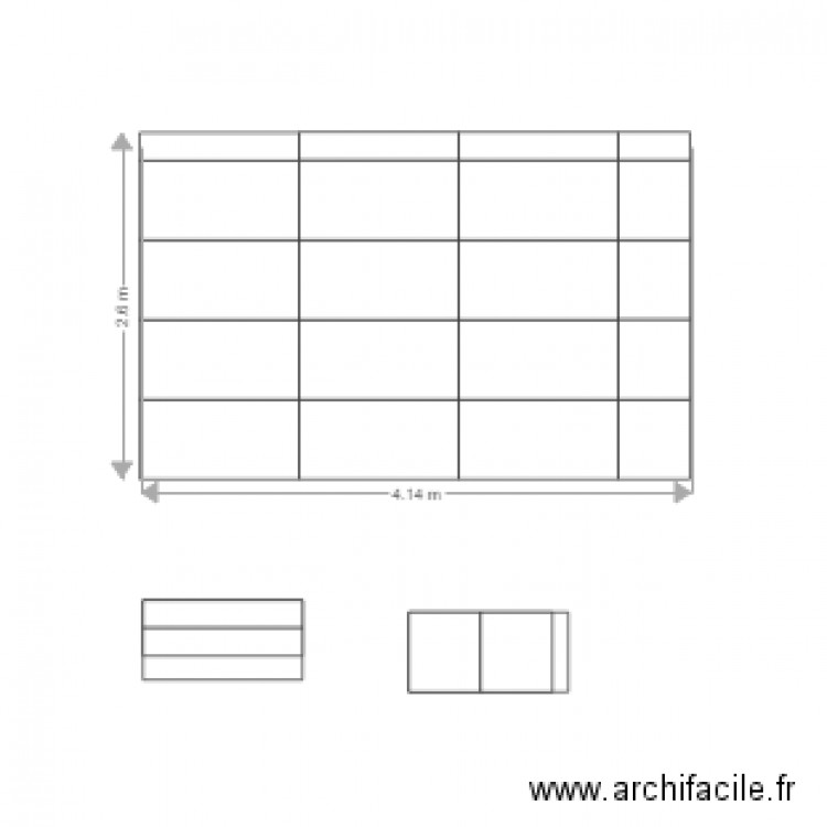 mur1. Plan de 0 pièce et 0 m2
