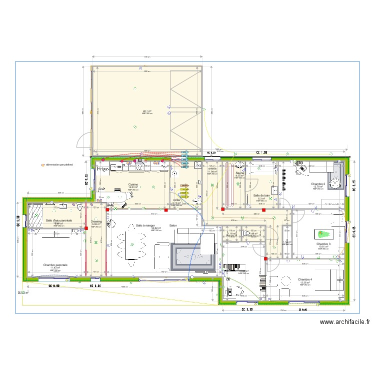 Colin V10 sous dalle. Plan de 0 pièce et 0 m2