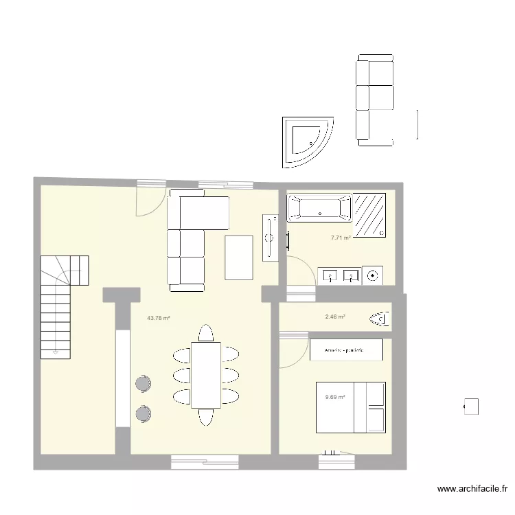 maison 2. Plan de 