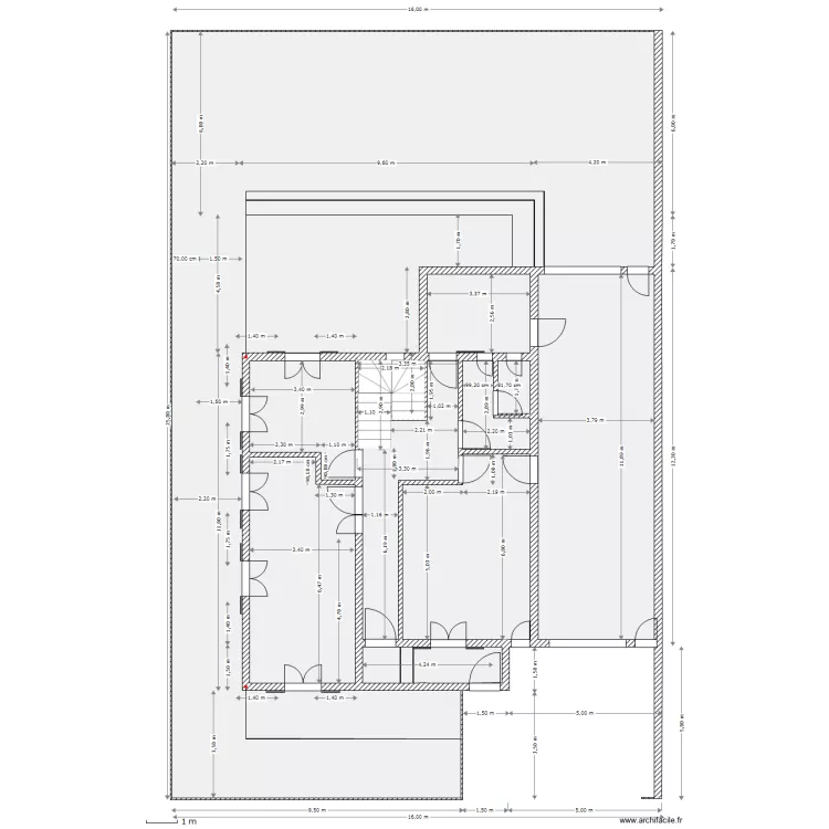 REZ DE CHAUSSEE 30 PORTE VERTE. Plan de REZ DE CHAUSSEE 30 PORTE VERTE. Plan de