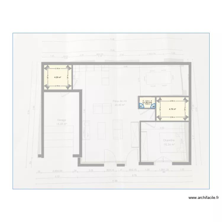 PLAN SUR PHOTO. Plan de 