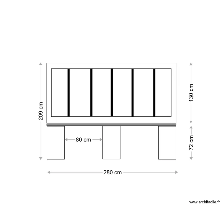 Bureaux. Plan de Bureaux. Plan de
