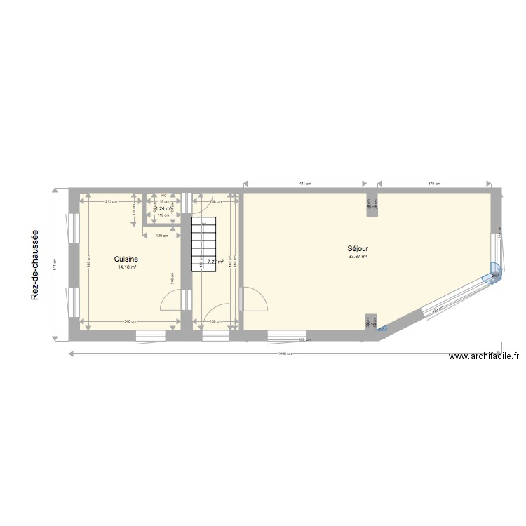 Doha Rez de chaussée. Plan de 0 pièce et 0 m2