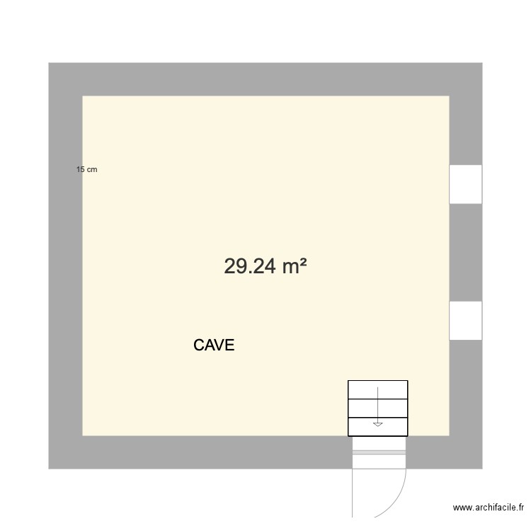 GOETZ CAVE. Plan de 0 pièce et 0 m2