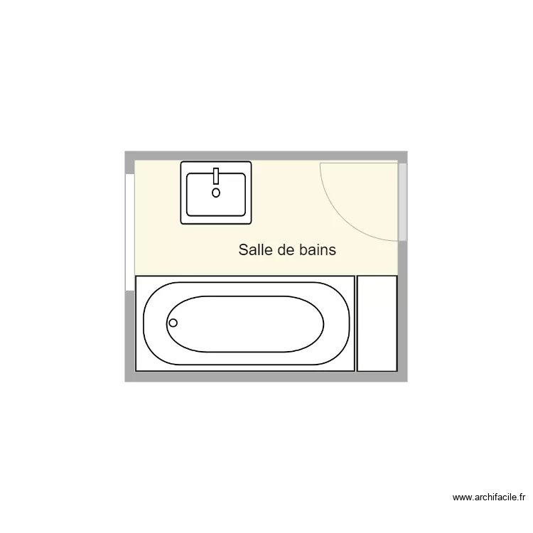 Plan avant travaux leclerc. Plan de 