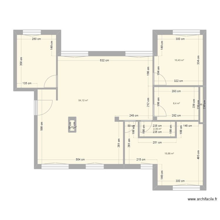 appart GABY proposition nico 12/05/24. Plan de 0 pièce et 0 m2