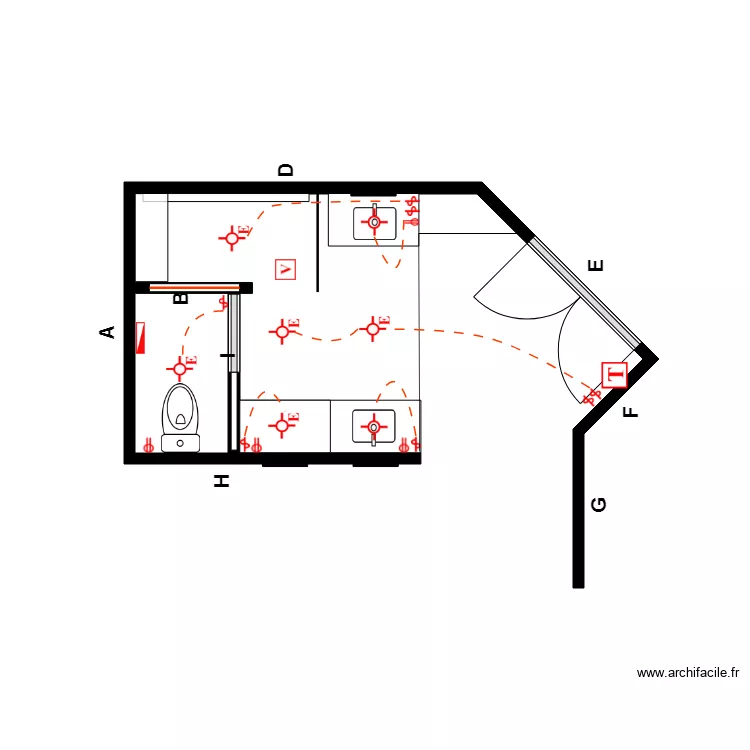 Jacqueline &eacute;lectrique. Plan de 
