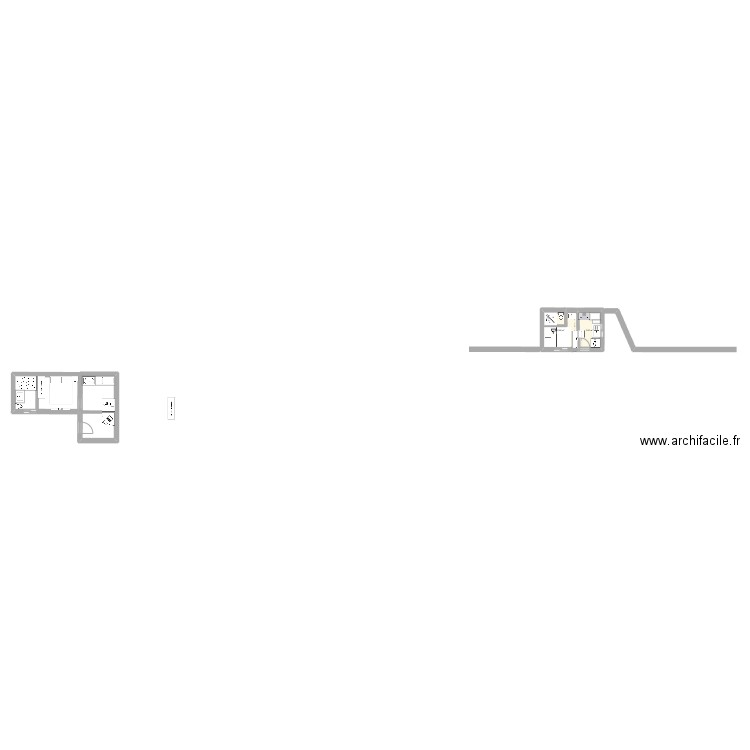 munimaison. Plan de 2 pièces et 10 m2