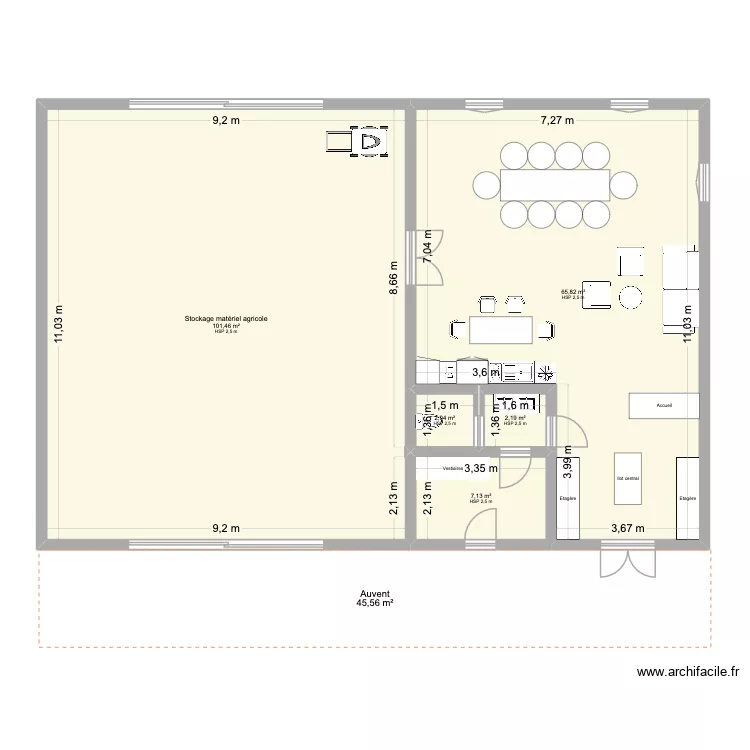 ROINE. Plan de 5 pièces et 179 m²