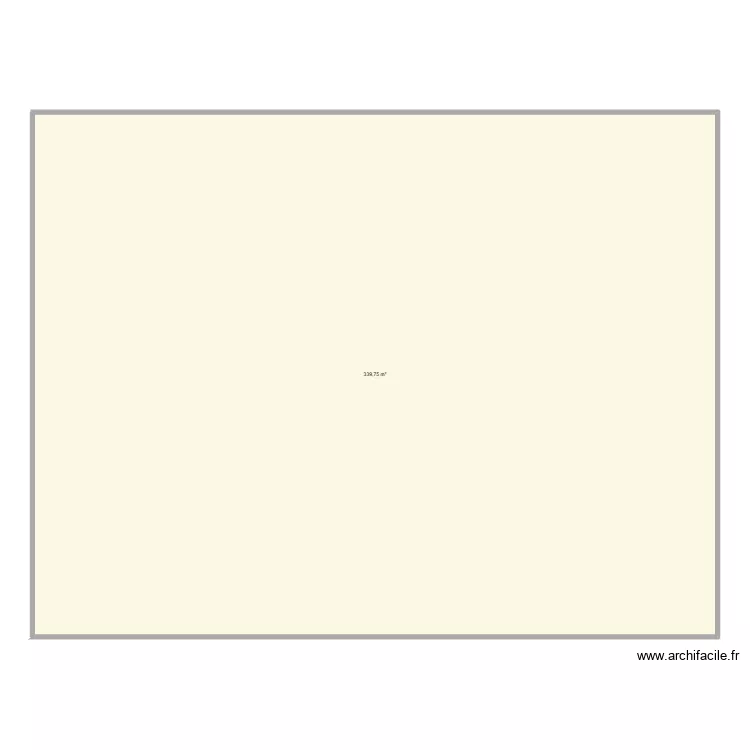 FACADE. Plan de 1  et 21 m²