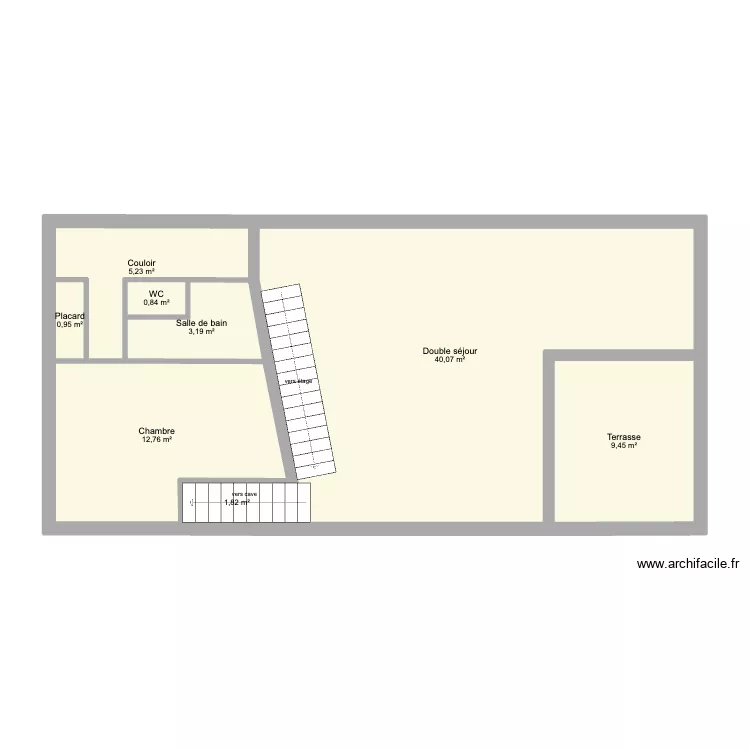 Test. Plan de 8 et 74 m² Test. Plan de 8 et 74 m²