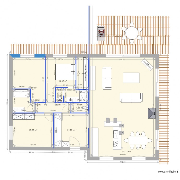 Amélie au 1 100 v5ter. Plan de 0 pièce et 0 m2