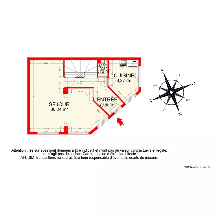 BI 8344 RDC PASCAL. Plan de 