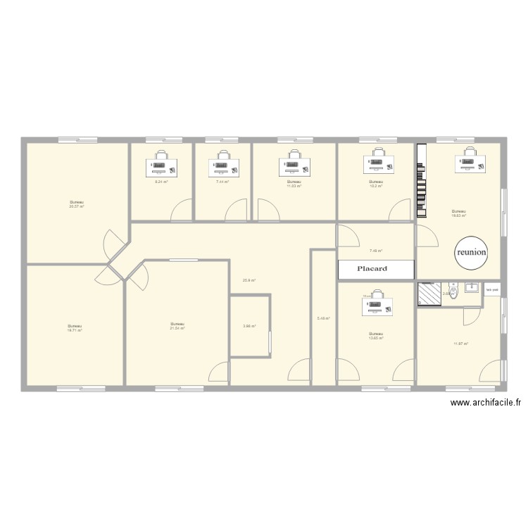 Abega 2 Plan 1. Plan de 0 pièce et 0 m2