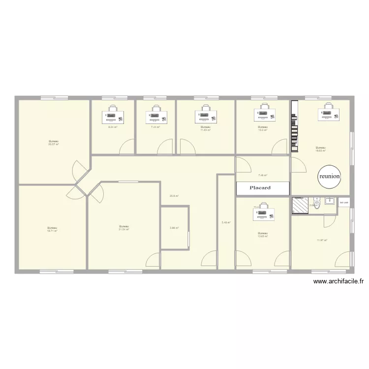 Abega 2 Plan 1. Plan de 