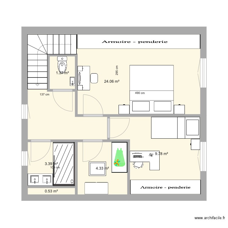 CUBE 1 ZZ Plus. Plan de 0 pièce et 0 m2