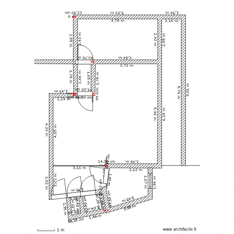 appartement lalande. Plan de 0 pièce et 0 m2